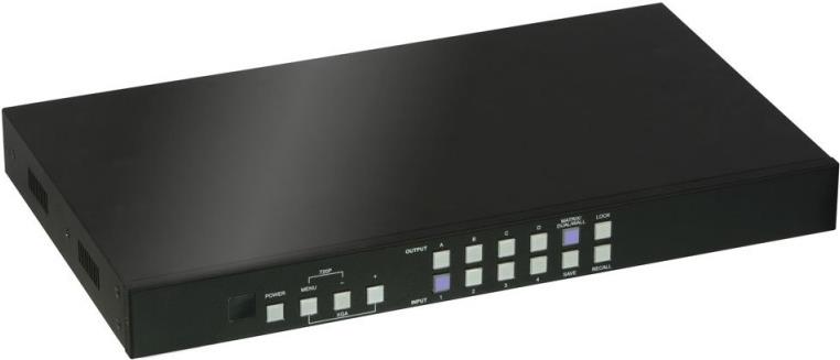 Купить Lindy 4x4 HDMI Matrix with Video Wall Scaling - Video/Audio-Schalter - Desktop, an Rack montierbar (38131) в магазине wardena.ru