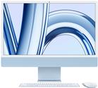 Купить APPLE iMac Z19L 59,62cm 23,5Zoll Apple M3 8C CPU/10C GPU/16C N.E. 24GB 2TB SSD Gbit Eth. MM NumKey TID DE - Blau (Z19L-MQRR3D/A-APGF) в магазине wardena.ru