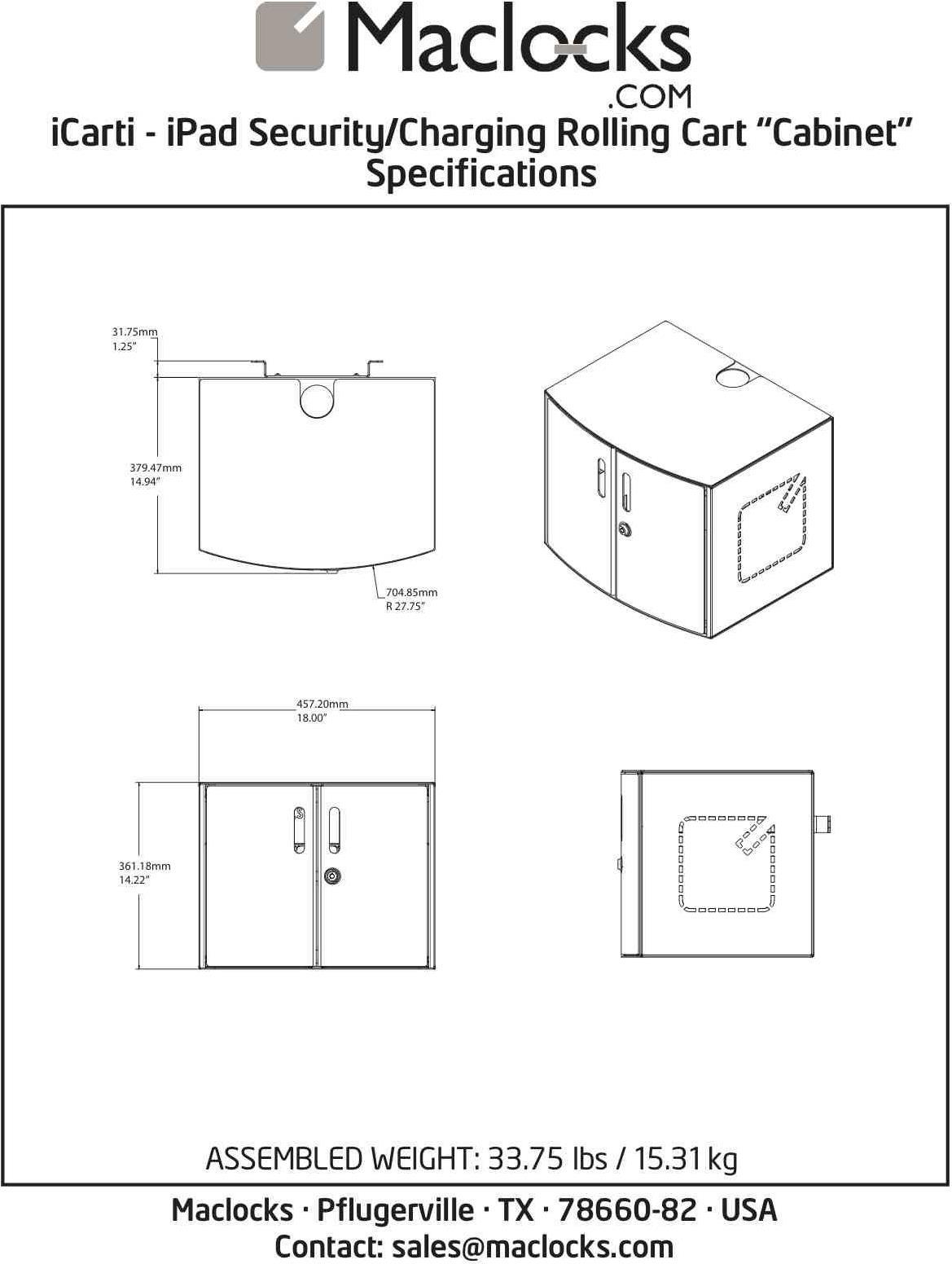 Купить Compulocks CartiPad Uno Tablet / Laptop Charging Rolling Cart 16 Devices EU Power Plug - Wagen (nur Laden) - geschweißter Stahl - Bildschirmgröße: 33 cm (13") (UNO-EU) в магазине wardena.ru