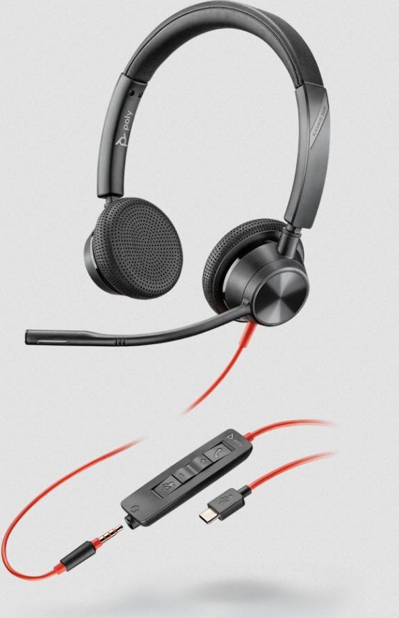 Купить Poly Blackwire 3325 USB-C Headset - Headset (213939-101) в магазине wardena.ru