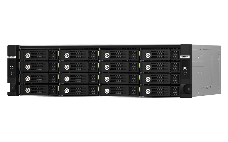 Купить QNAP TL-R1620Sdc - Festplatten-Array - 16 Schächte (SATA-600 / SAS-3) - SAS 12Gb/s (extern) - Rack - einbaufähig - 3U (TL-R1620SDC) в магазине wardena.ru