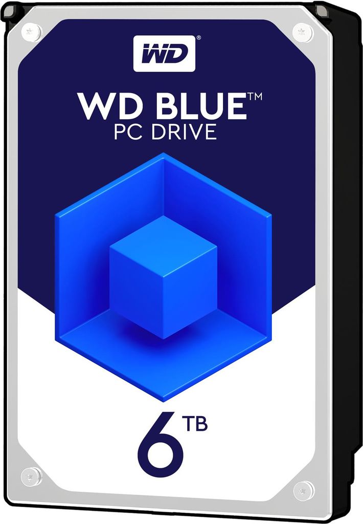Купить WD Blue - Festplatte - 6 TB - intern - 3.5" (8.9 cm) - SATA 6Gb/s - 5400 U/min - Puffer: 64 MB (WD60EZRZ) в магазине wardena.ru