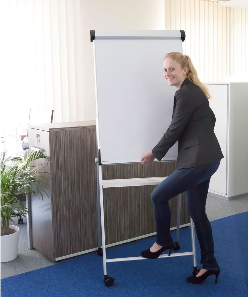 Купить MAUL 6379495 - Silber - Weiß - Aluminium - Kunststoff - 690 x 1005 mm - Porträt - Freistehend - Deutschland (63794-95) в магазине wardena.ru