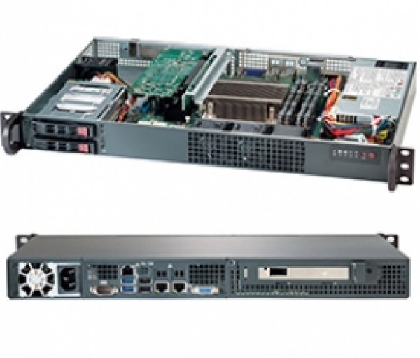 Купить Chassis Supermicro CSE-510T-203B 1U 200W Hot-Swap 2xHDD SATA/SAS в магазине wardena.ru