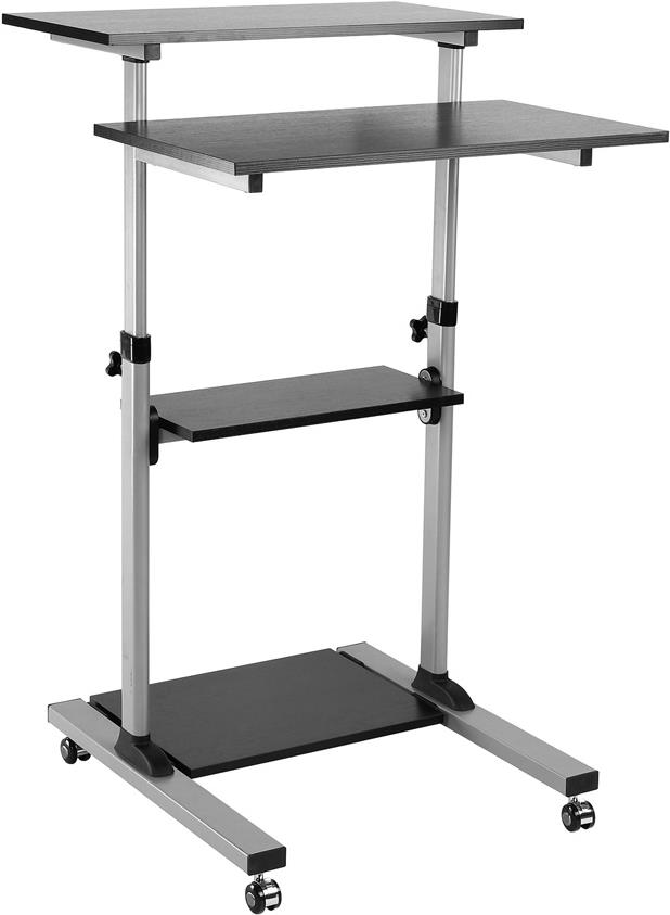 Купить ROLINE PC Standing Workstation - Aufstellung für LCD display / keyboard / mouse / CPU / printer - Kunststoff, Metall - Grau, Schwarz (17.02.1547) в магазине wardena.ru