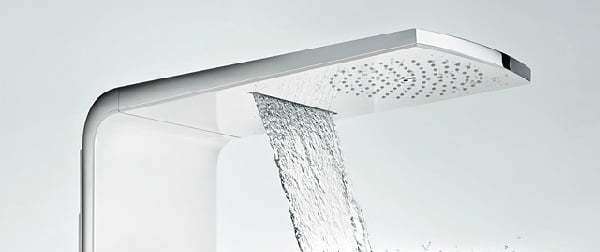 Купить Hansgrohe Raindance Душевая панель Lift 180 2jet внешнего монтажа хром-белый матовый 27008400 в магазине wardena.ru