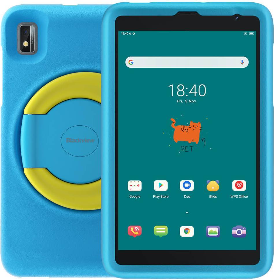 Купить Blackview Tab 6 Kids 4G LTE-FDD 32 GB 20,3 cm (8" ) 3 GB Wi-Fi 5 (802.11ac) Android 11 Grau () (TAB6KIDSBLUE) в магазине wardena.ru