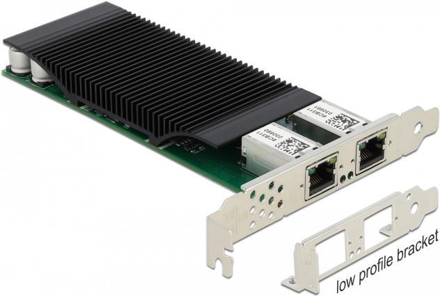 Купить Delock - Netzwerkadapter - PCIe 2,1 x4 - Gigabit Ethernet (PoE+) x 2 (88500) в магазине wardena.ru