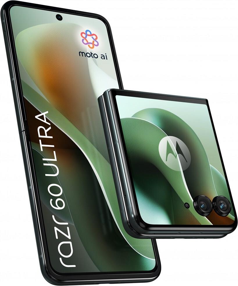 Купить Motorola razr 60 ultra 17,7 cm (6.96") Dual-SIM Android 15 5G USB Typ-C 16 GB 512 GB 4700 mAh Dunkelgrün (PB8R0006PL) в магазине wardena.ru