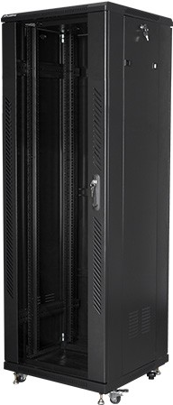 Купить Lanberg-Schränke FF01-6637-12B (37U; 19 " 600mm 600 mm; stehend; voll, Glas, 800 kg; schwarz) (FF01-6637-12B) в магазине wardena.ru