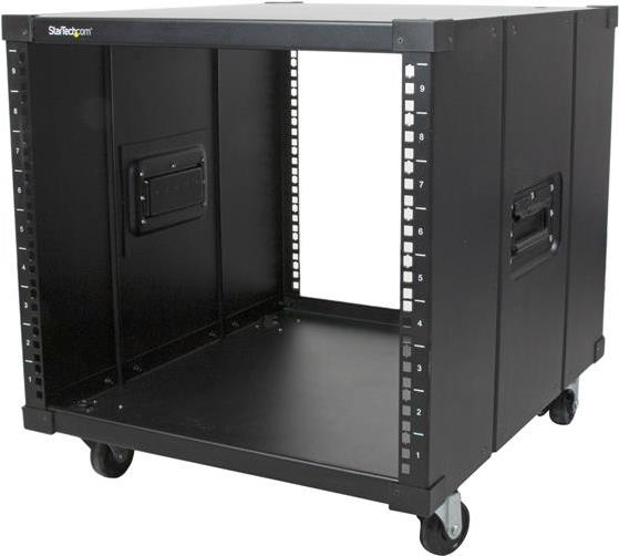 Купить StarTech.com Portable Server Rack with Handles - Rolling Cabinet - 9U - Schrank - Schwarz - 9U - 58,4 cm (23") (RK960CP) в магазине wardena.ru