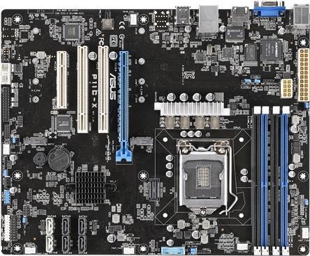 Купить ASUS P11C-X - Motherboard - ATX - LGA1151 Socket - C242 - USB3.0, USB 3,1 - 2 x Gigabit LAN - Onboard-Grafik (90SB06Q0-M0UAY0) в магазине wardena.ru