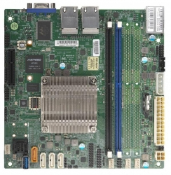 Купить Motherboard Supermicro MBD-A2SDi-2C-HLN4F SoC FCBGA1310 Intel Atom C3338 FCBGA1310 SATA DDR4 IPMI в магазине wardena.ru