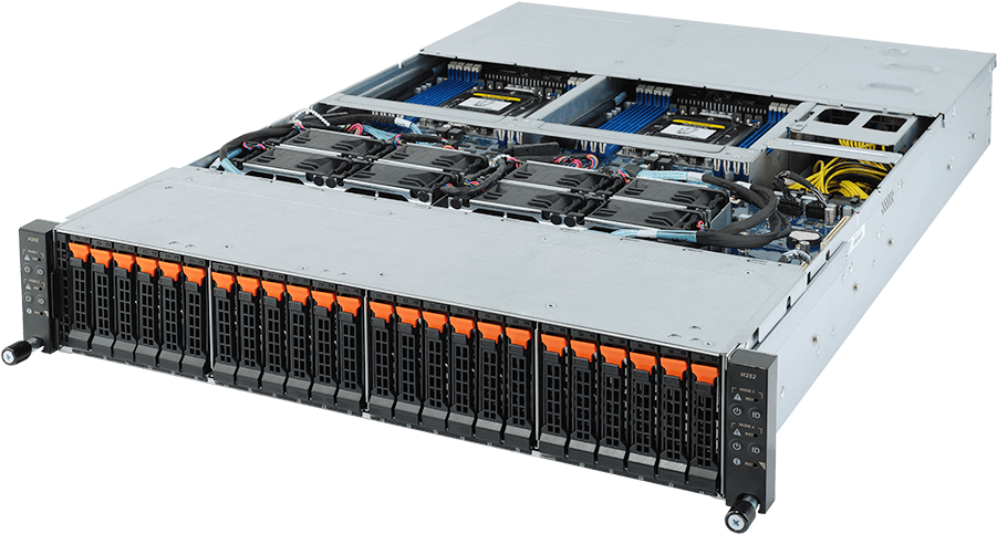 Купить GigaByte H252-Z10 MZ12-HD0 2U4N ROME "24 x 2.5 (6NH252Z10MR-00) в магазине wardena.ru