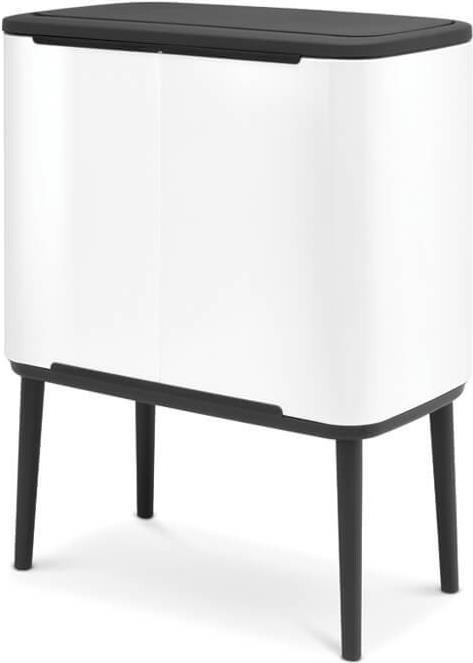 Купить Brabantia 313523 Mülleimer 33 l Rechteckig Edelstahl Schwarz - Weiß (31 35 23) в магазине wardena.ru