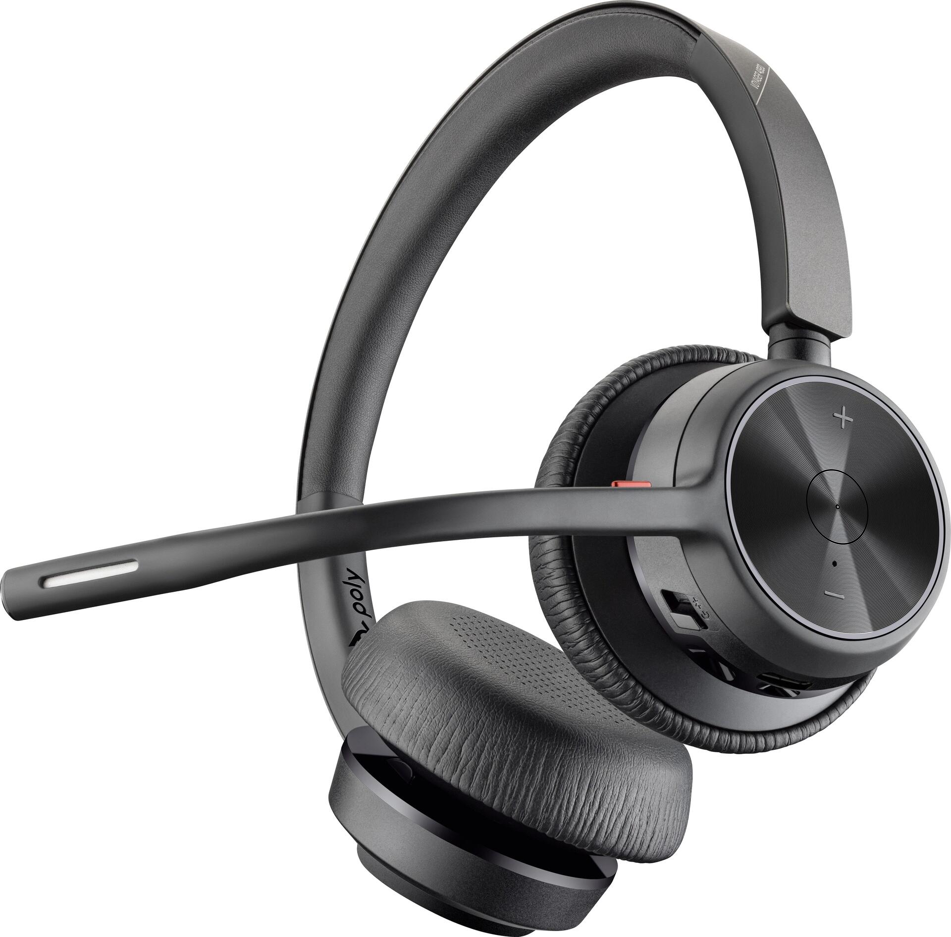 Купить HP POLY Poly Voyager 4320 - Voyager 4300 series - Headset - On-Ear - Bluetooth - kabellos, kabelgebunden - USB-C - Schwarz - Zoom Certified, Zertifiziert für Microsoft Teams (76U50AA) в магазине wardena.ru