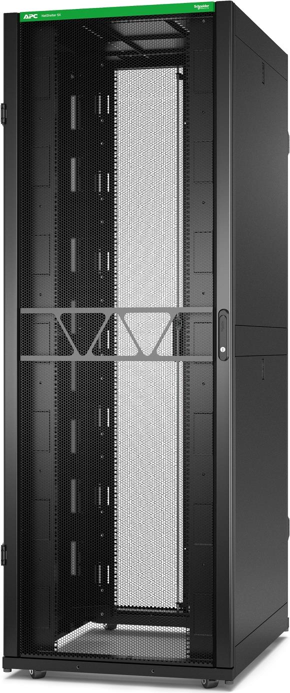 Купить APC NetShelter SX Gen 2 - Schrank Netzwerkschrank - 2258 (H) x 800 (B) x 1070 (T) mm, mit Seiten - bodenstehend - Schwarz - 48U - 48.3 cm (19") (AR3187B2) в магазине wardena.ru