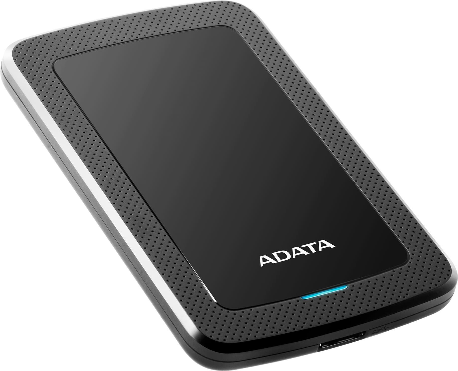 Купить ADATA HV300 - Festplatte - 1 TB - extern (tragbar) - USB 3.1 - 256-Bit-AES - Schwarz (AHV300-1TU31-CBK) в магазине wardena.ru
