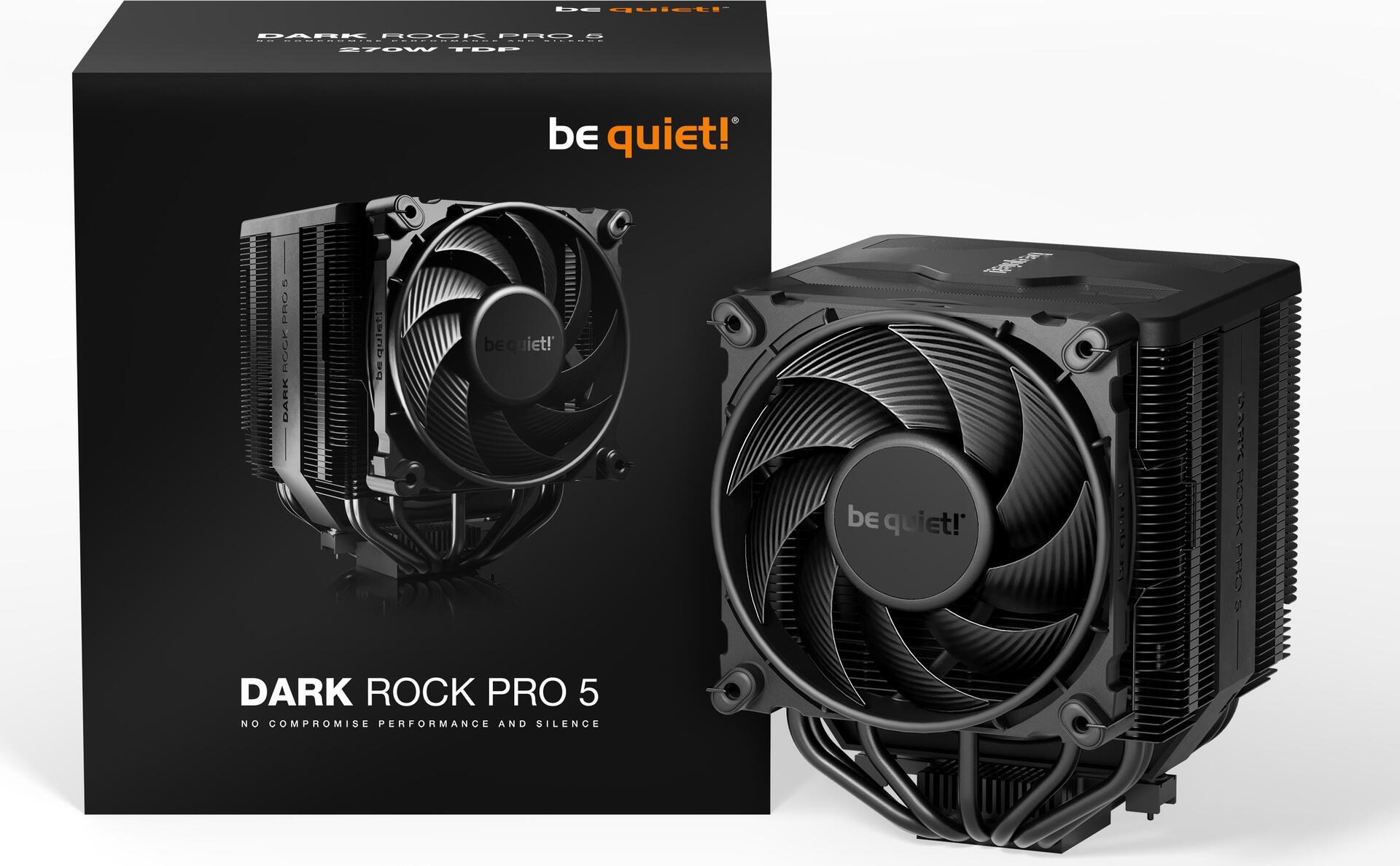 Купить Be Quiet! Dark Rock Pro 5 CPU Kühler für Intel und AMD Prozessoren - CPU-Kühler - AMD Sockel AM4 (Ryzen) - AM5 (Ryzen Zen4) (BK036) в магазине wardena.ru