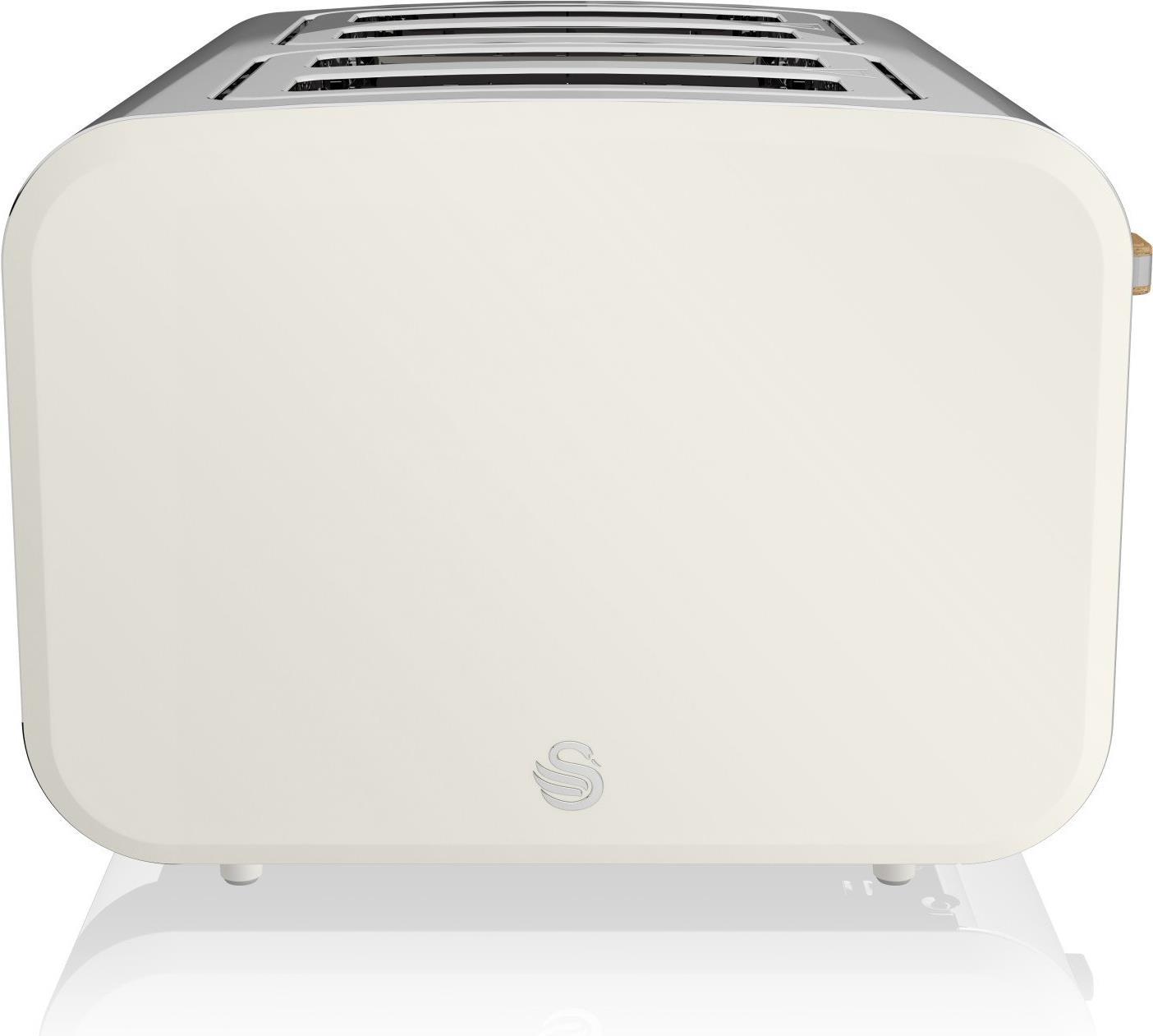 Купить Swan ST14620WHTN Toaster 4 Scheibe(n) Edelstahl - Weiß 1500 W (ST14620WHTN) в магазине wardena.ru