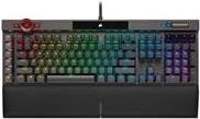 Купить CORSAIR Gaming K100 RGB - Tastatur - Hintergrundbeleuchtung - USB - Deutsch - Tastenschalter: Cherry MX Speed RGB Silberschalter - Aluminium schwarz eloxiert (gebürstet) (CH-912A014-DE) в магазине wardena.ru