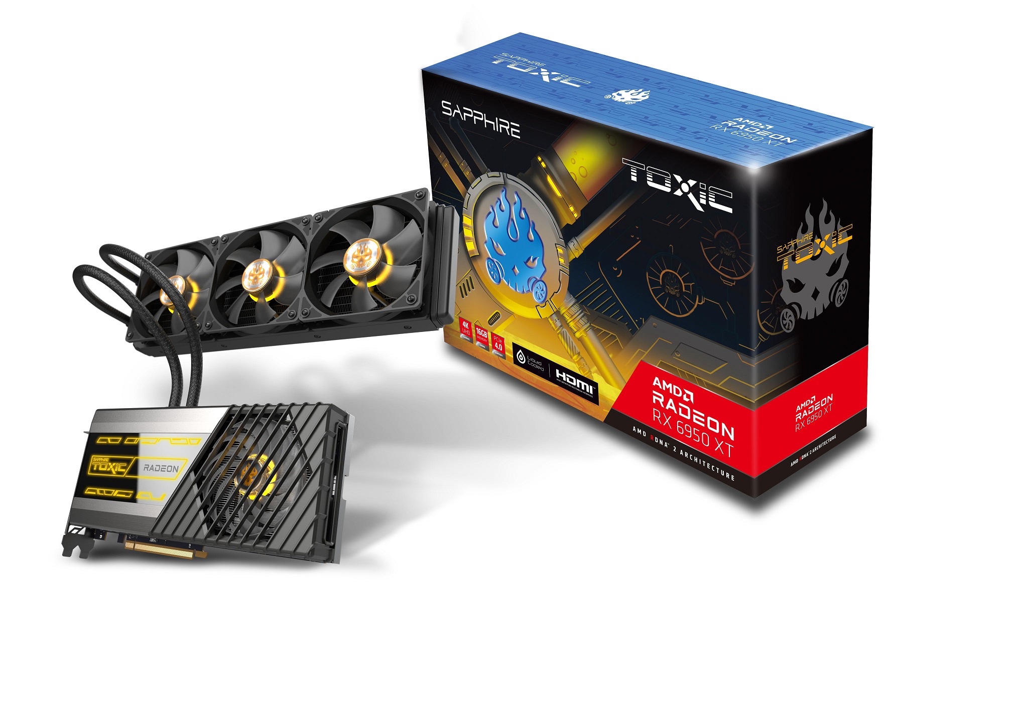 Купить Sapphire TOXIC Radeon RX 6950 XT limited edition - Grafikkarten - Radeon RX 6950 XT - 16GB GDDR6 - PCIe 4,0 - HDMI, 3 x DisplayPort (11317-01-20G) в магазине wardena.ru