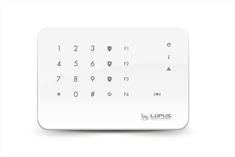 Купить LUPUS-Electronics LUPUSEC V2 - Bedienfeld - drahtlos - 868,6625 MHz (12109) в магазине wardena.ru