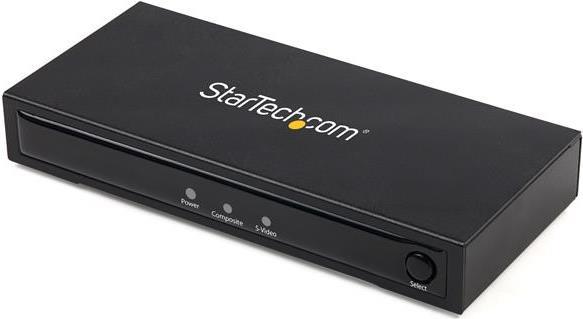 Купить StarTech.com VID2HDCON2 S-Video oder Composite zu HDMI Konverter mit Audio (720p, NTSC & PAL, HDMI Upscaler, Mac & Windows) - Videokonverter - Composite Video, S-video - HDMI - Schwarz в магазине wardena.ru
