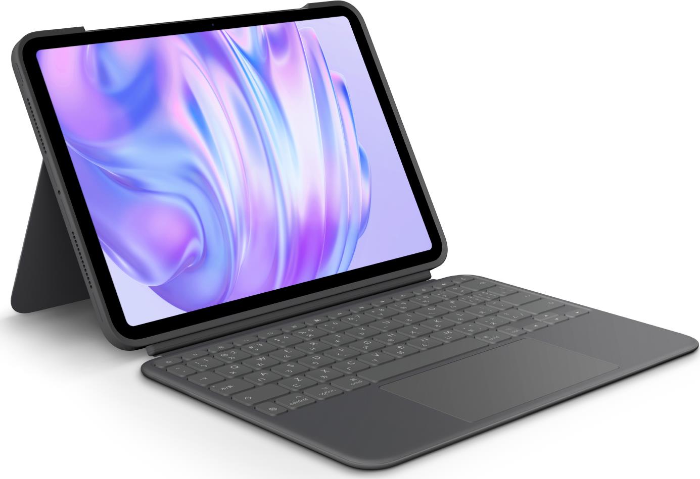 Купить Logitech Combo Touch - Tastatur und Foliohülle - mit Trackpad - hinterleuchtet - Apple Smart connector - QWERTZ - Schweiz - Graphite - für Apple 11-inch iPad Pro (M4) (920-012769) в магазине wardena.ru