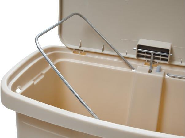 Купить Rubbermaid 1883460 Mülleimer 68 l Rechteckig Harz Beige (1883460) в магазине wardena.ru
