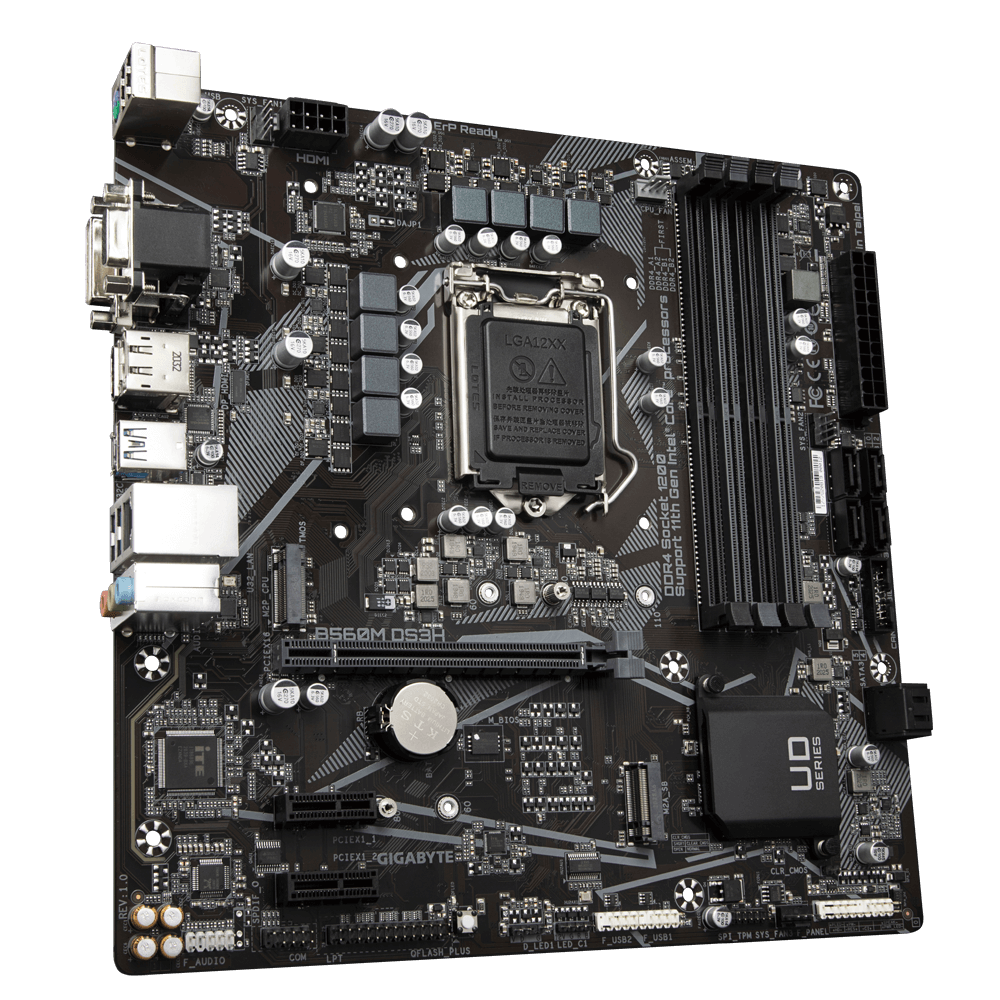Купить Gigabyte Motherboard 1200 B560M DS3H (GAB56MS3H-00-G) в магазине wardena.ru