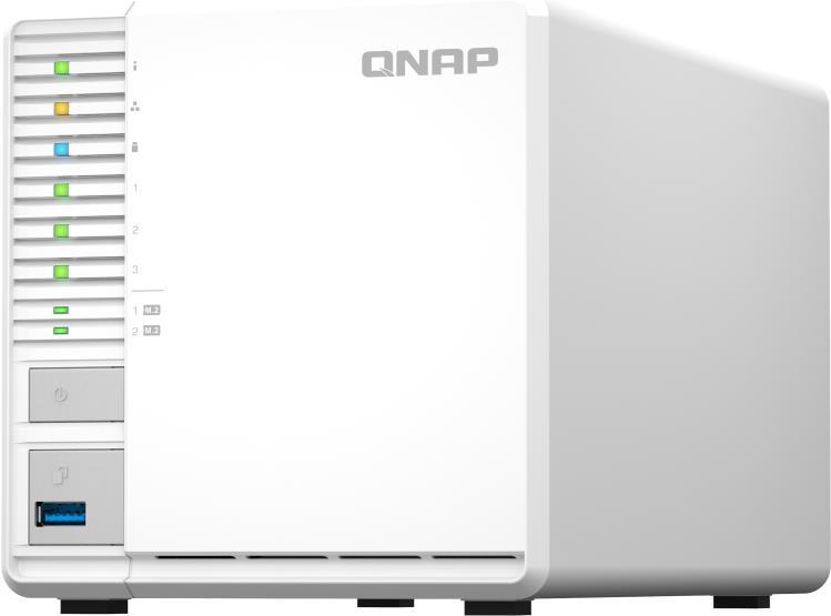Купить QNAP TS-364 - NAS-Server - 3 Schächte - SATA 6Gb/s - RAID 5 - RAM 8 GB - 2.5 Gigabit Ethernet - iSCSI Support (TS-364-8G) в магазине wardena.ru