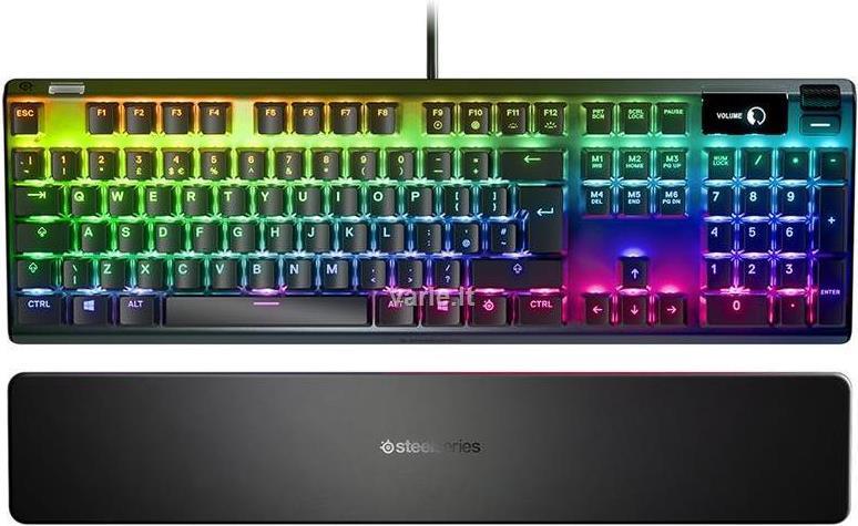 Купить SteelSeries Apex Pro - Tastatur - mit Display - backlit - USB - Nordisch - Tastenschalter: OmniPoint Adjustable (64631) в магазине wardena.ru