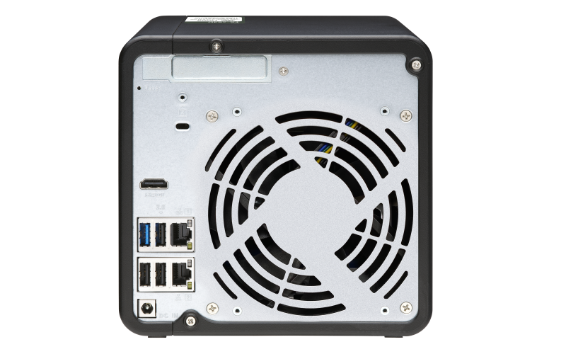 Купить QNAP TS-453D NAS Tower Eingebauter Ethernet-Anschluss Schwarz J4125 (TS-453D-8G/16TBVN) в магазине wardena.ru