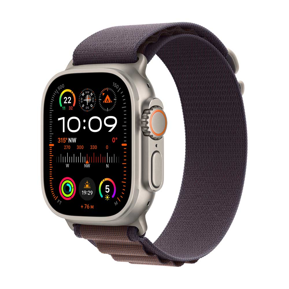 Купить AppleWatch Ultra 2 Titanium Cellular 49mm (Alpine Loop indigo) Large (MREW3FD/A) в магазине wardena.ru