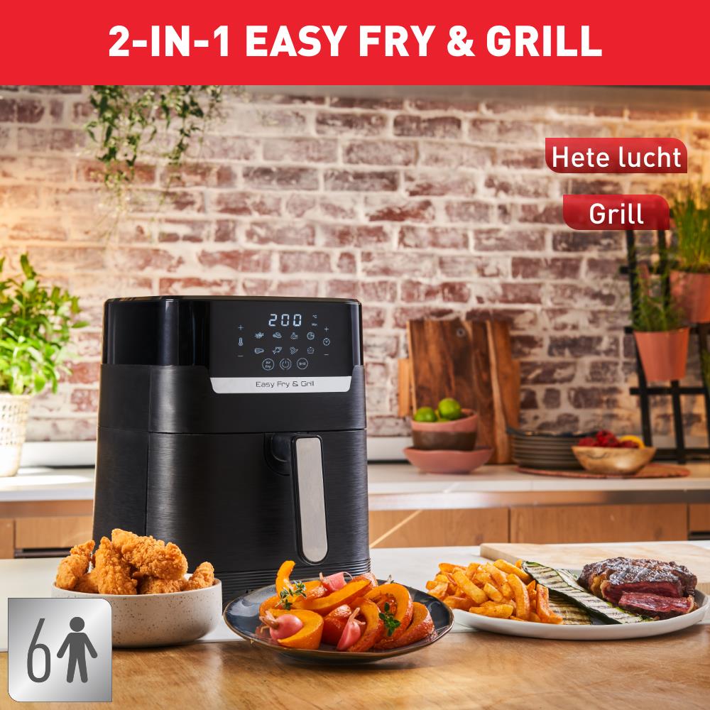 Купить Tefal Easy Fry & Grill PRECISION (EY5058) - Heißluftfritteuse - 4,2 l - 80 °C - 200 °C - 6 Person(en) - 60 min (EY5058) в магазине wardena.ru