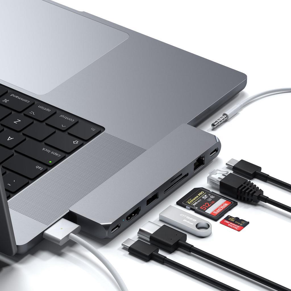 Купить Satechi Pro Hub Max - Dockingstation - USB-C x 2 - HDMI, USB4 - GigE (ST-UCPHMXM) в магазине wardena.ru