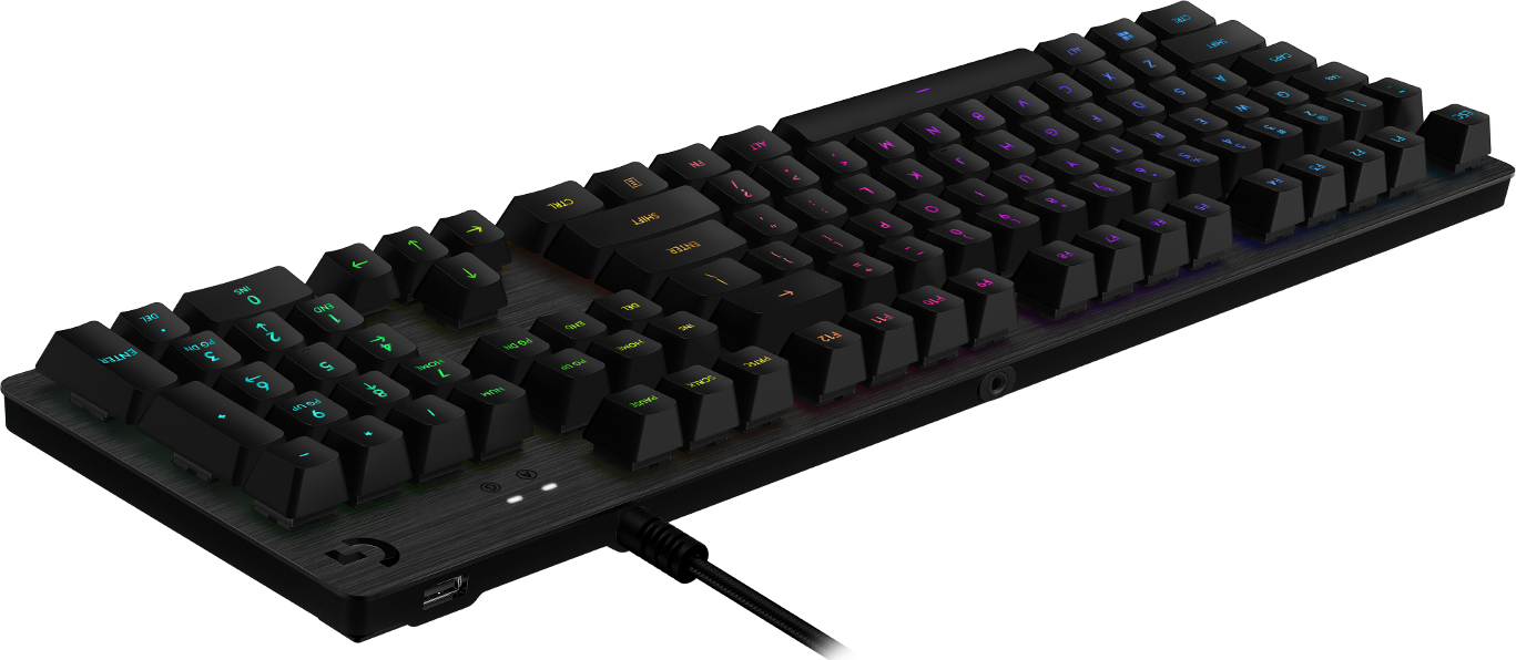Купить Logitech G513 CARBON LIGHTSYNC RGB Mechanical Gaming Keyboard, GX Brown - CARBON - DEU - CENTRAL (920-009446) в магазине wardena.ru