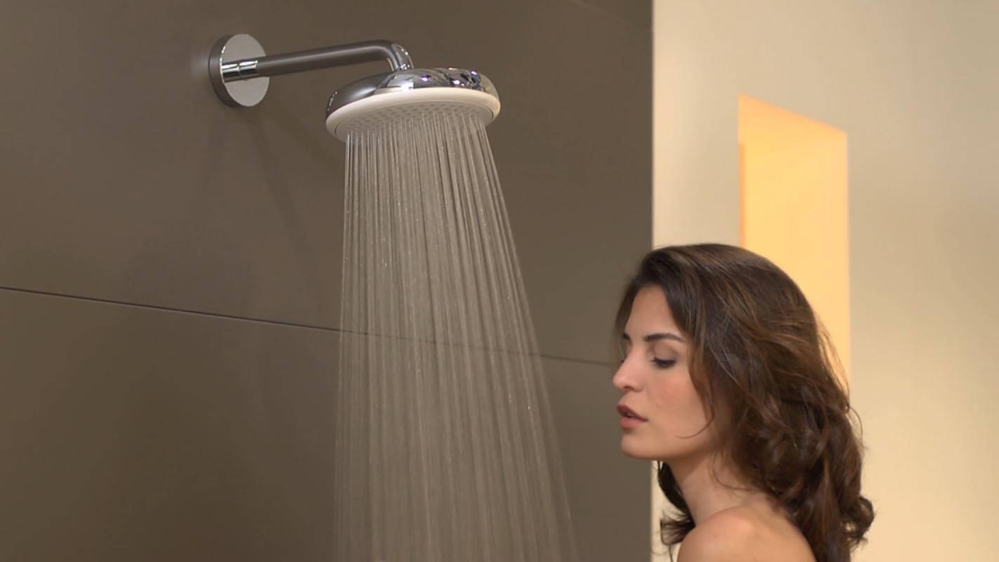 Купить Hansgrohe Crometta Верхний душ 160 1jet хром-белый матовый 26577400 в магазине wardena.ru