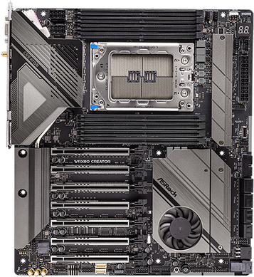 Купить Asrock WRX 80 CREATOR AMD WRX80 Socket sWRX8 Erweitertes ATX (90-MXBDW0-A0UAYZ) в магазине wardena.ru
