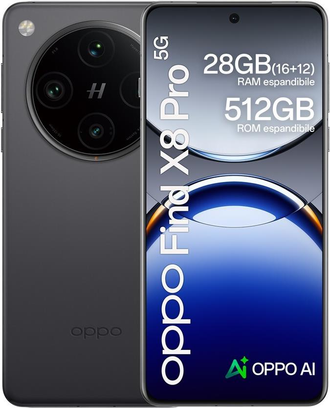 Купить OPPO Find X8 Pro 17,2 cm (6.78") Dual-SIM Android 15 5G USB Typ-C 16 GB 512 GB 5910 mAh Schwarz в магазине wardena.ru