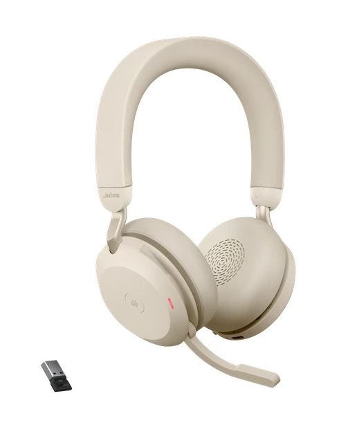 Купить GN Jabra Jabra Evolve2 75 - Headset - On-Ear - Bluetooth - kabellos, kabelgebunden - aktive Rauschunterdrückung - USB-C - Geräuschisolierung - beige - optimiert für UC (27599-989-998) (27599-989-898) в магазине wardena.ru