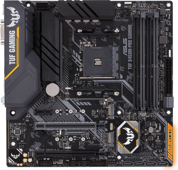 Купить ASUS TUF B450M-PRO GAMING - Motherboard - micro ATX - Socket AM4 - AMD B450 - USB 3,1 Gen 1, USB 3,1 Gen 2, USB-C Gen1 - Gigabit LAN - Onboard-Grafik (CPU erforderlich) - HD Audio (8-Kanal) (90MB10A0-M0EAY0) в магазине wardena.ru