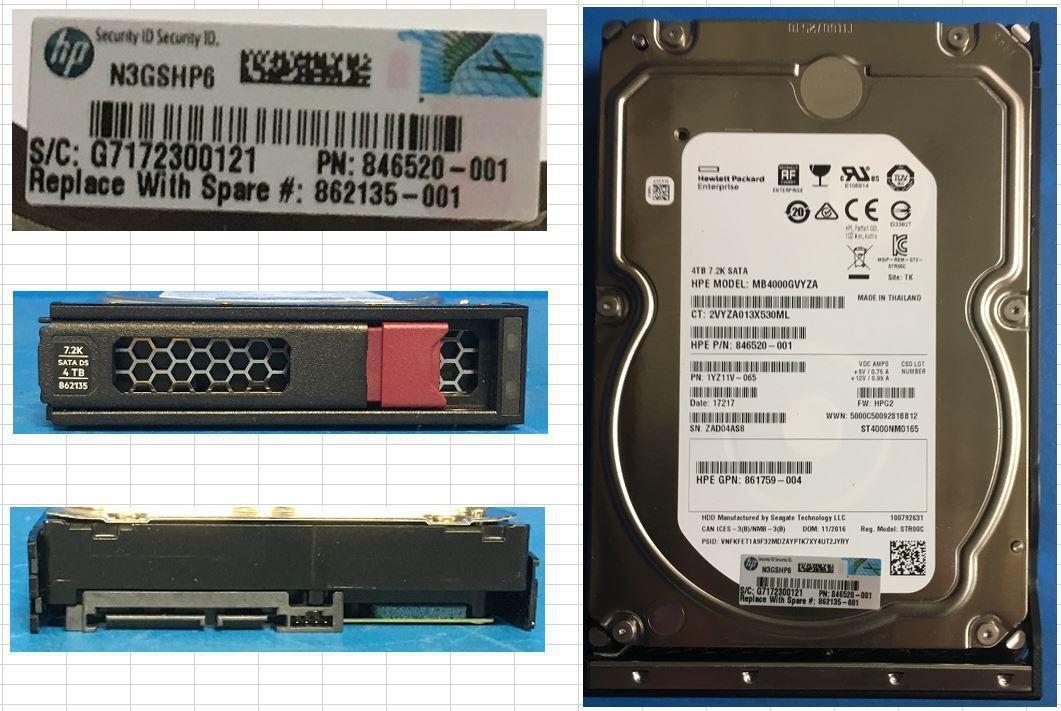 Купить HPE HDD 4TB 6G 7.2K LFF SATA MDL - Festplatte - Serial ATA (861744-S21) в магазине wardena.ru