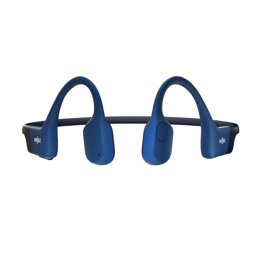 Купить AfterShokz OpenRun - Kopfhörer mit Mikrofon - offenes Ohr - hinter dem Nacken angebracht - Bluetooth - kabellos - Blau (S803BL) в магазине wardena.ru