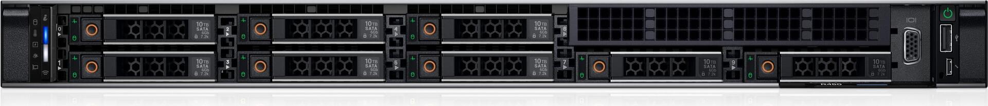 Купить DELL PowerEdge R450 Server 480 GB Rack (1U) Intel® Xeon Silver 4309Y 2,8 GHz 16 GB DDR4-SDRAM 800 W (PER4508A) в магазине wardena.ru