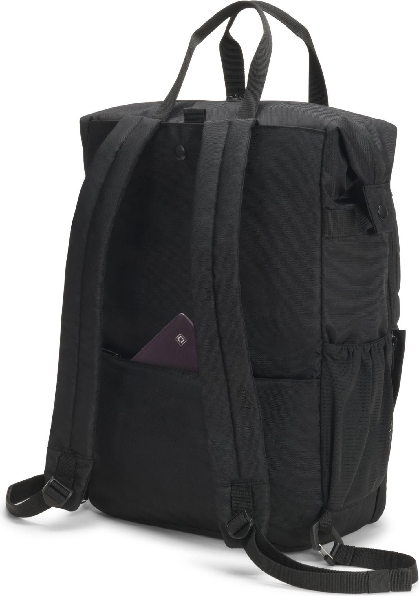 Купить DICOTA Backpack GO - Notebook-Rucksack - 39.6 cm - 33,00cm (13") - 15.6" - Schwarz (D31862-RPET) в магазине wardena.ru