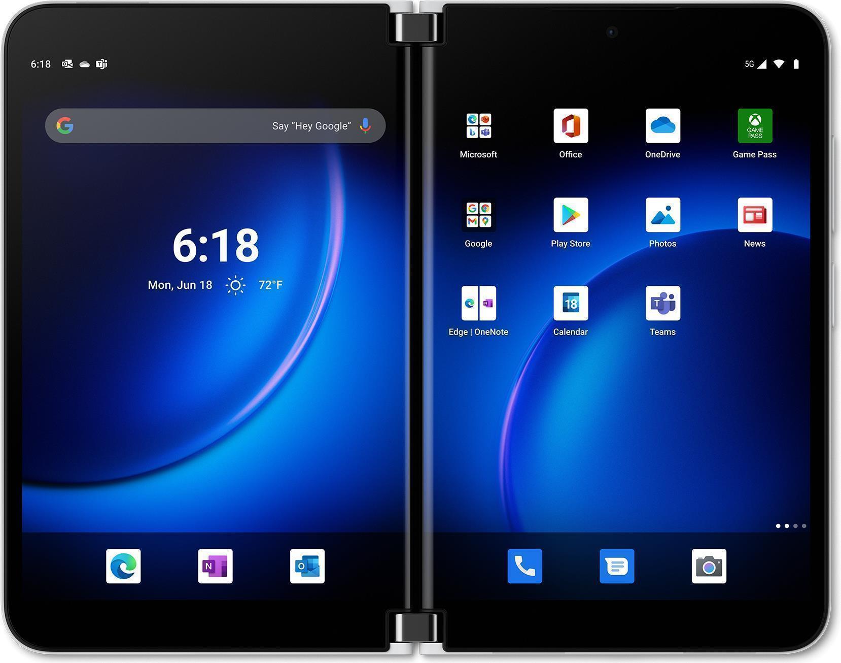 Купить Microsoft Surface Duo 2 - 5G Smartphone - Dual-SIM - RAM 8 GB / 128 GB - OLED-Display - 8.3" 2688 x 1892 Pixel (90 Hz) - Triple-Kamera 12 MP, 12 MP, 16 MP 12 MP - Glacier (9C1-00003) в магазине wardena.ru