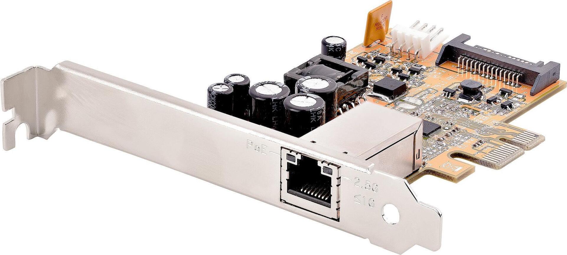 Купить StarTech.com 1 Port 2.5Gbps PoE Network Card, PCIe Ethernet Card w/RJ45 Port, 30W 802.3at PoE NIC for Desktops/Servers, Network PoE LAN Adapter w/Low-Profile Bracket Included - NBASE-T, Windows/Linux Support (ST1000PEXPS (ST1000PEXPSE) в магазине wardena.ru