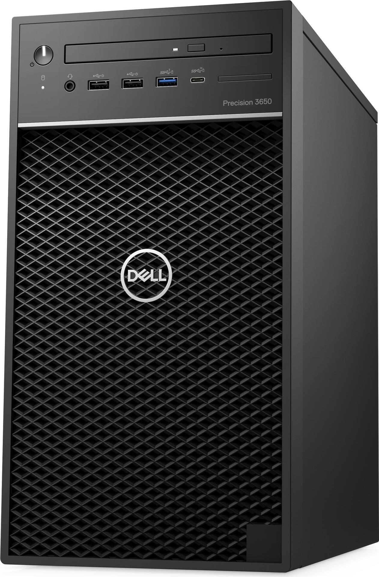 Купить Dell 3650 Tower - MT - 1 x Xeon W-1370P / 3.6 GHz - vPro - RAM 16 GB - SSD 512 GB - DVD-Writer - UHD Graphics P750 - GigE - Win 10 Pro for Workstations - Monitor: keiner - Schwarz - BTP - mit 1 Year ProSupport (CH, IE, U (1FHKG) в магазине wardena.ru